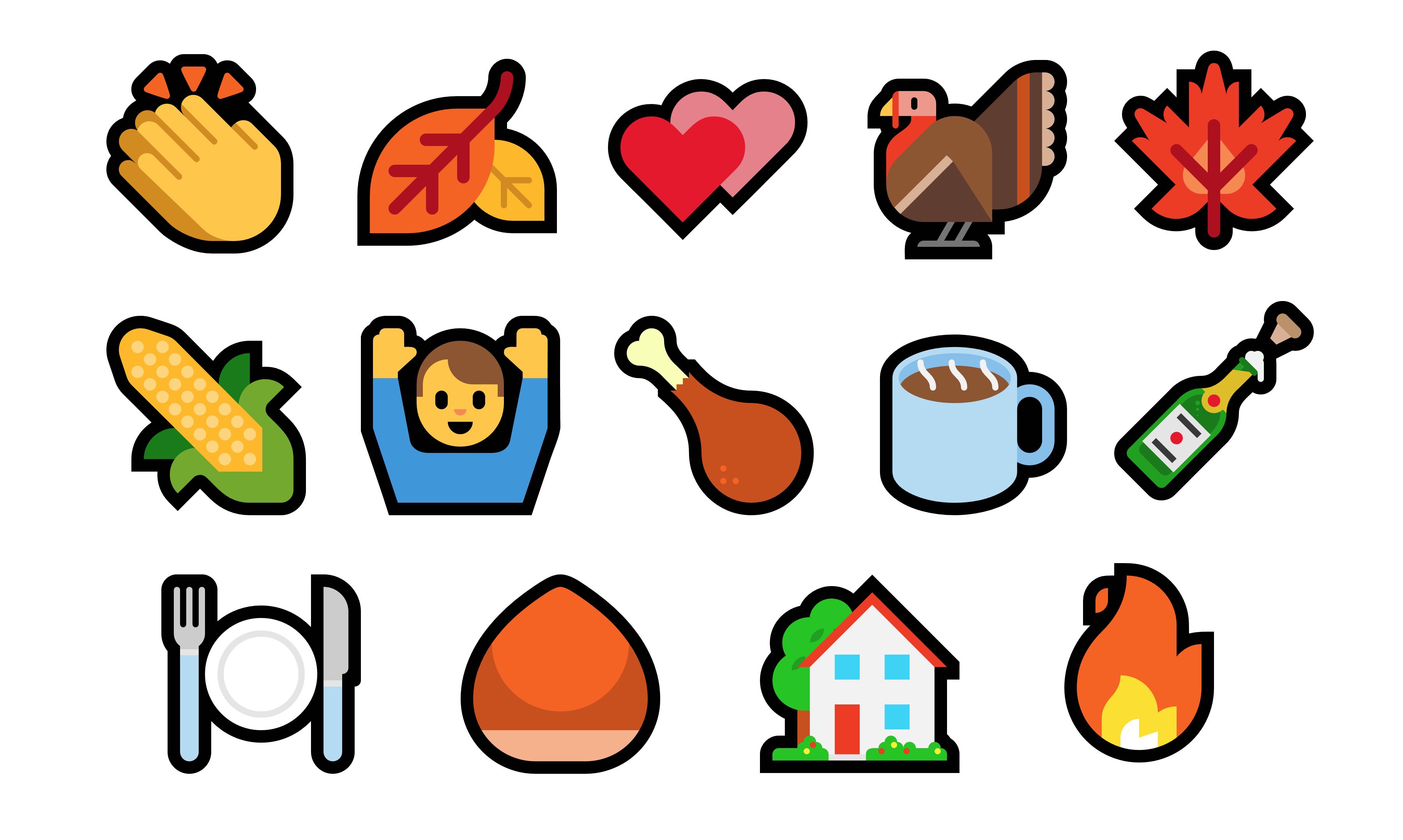 free thanksgiving emojis for android