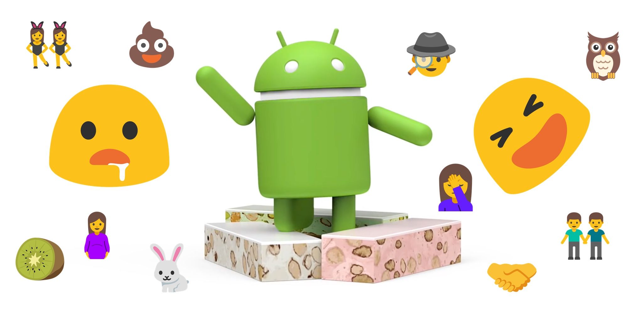 Android 7.0 Nougat Emoji Changelog