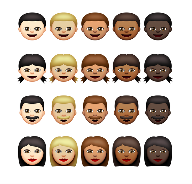 Why is there no skin color change for the 'Hand Shake' emoji in iOS 11?  Even though all the rest of emojis, skin color can be changed. Does Apple/ iPhone support/againt racism? 