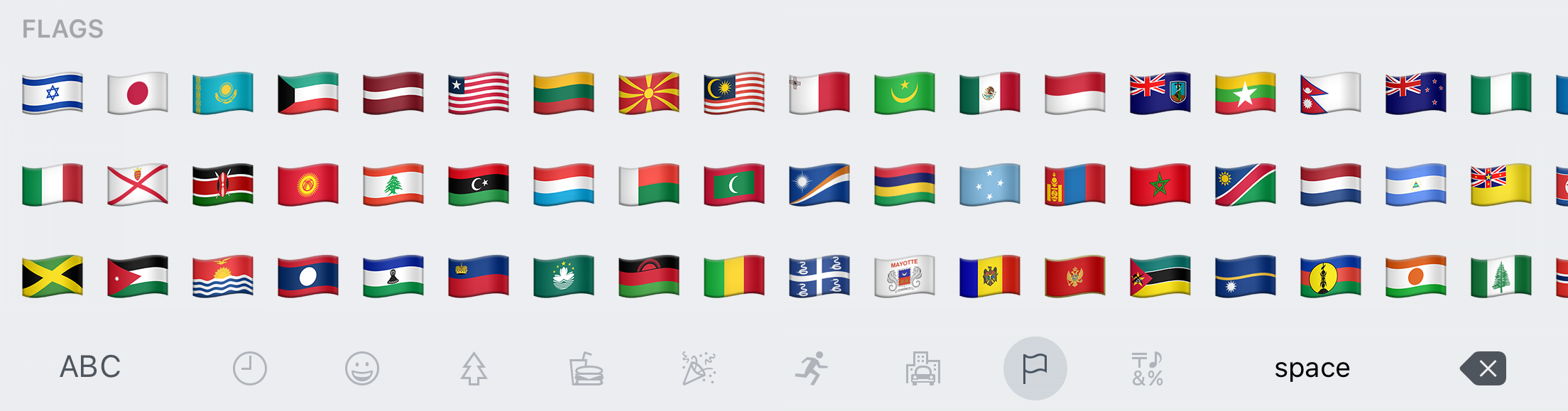 how to put flag emoji on twitter