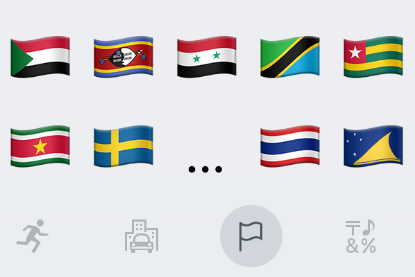 Emoji Meanings Chart Flags