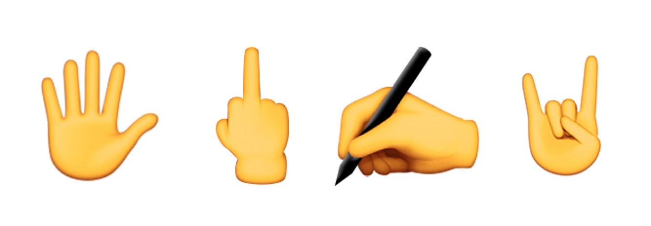 Apple IOS 9 1 Con L Emoji Per Mandare A Quel Paese CheckBlackList   Gestures 