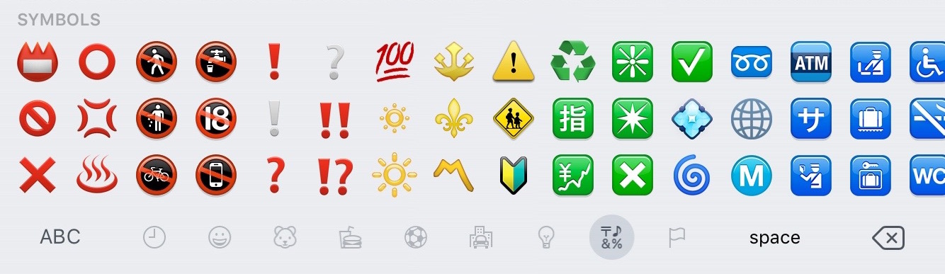 true religion emoji on the keyboard