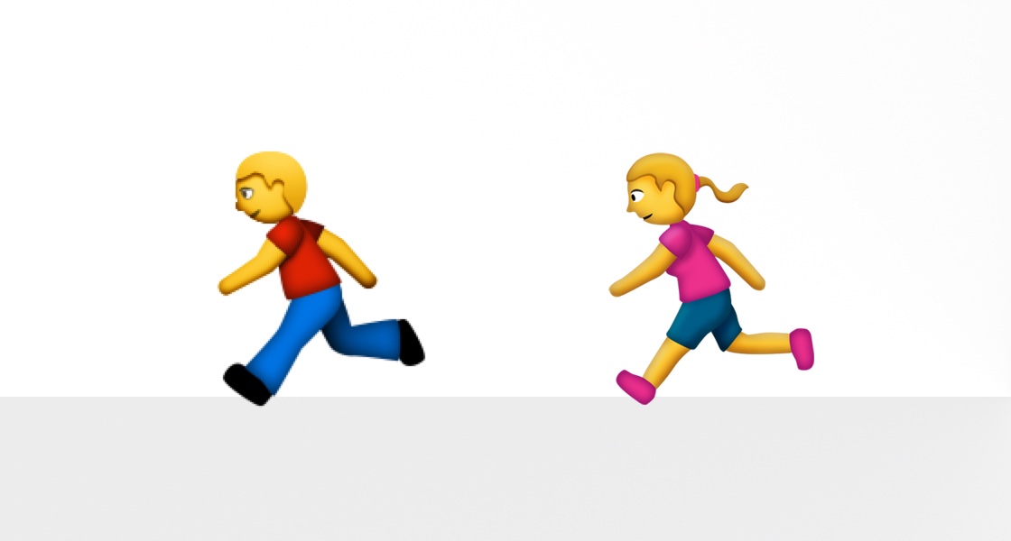 Running Man And Bride Emoji