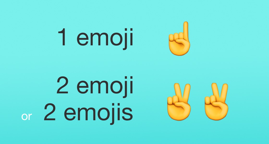 Emojis On The Rise As Plural