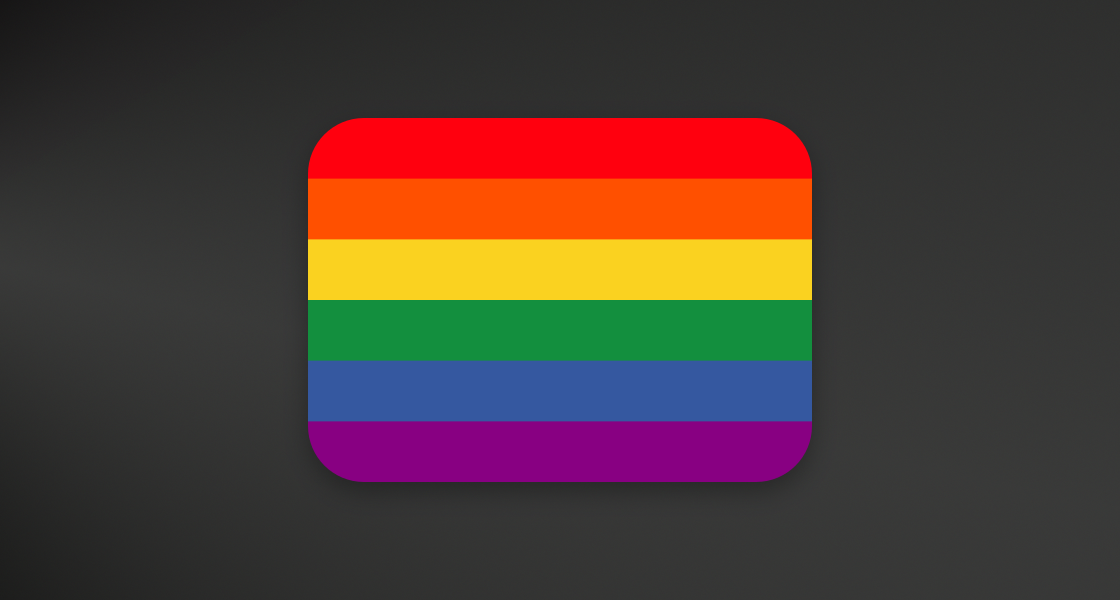 gay flag emoji copy