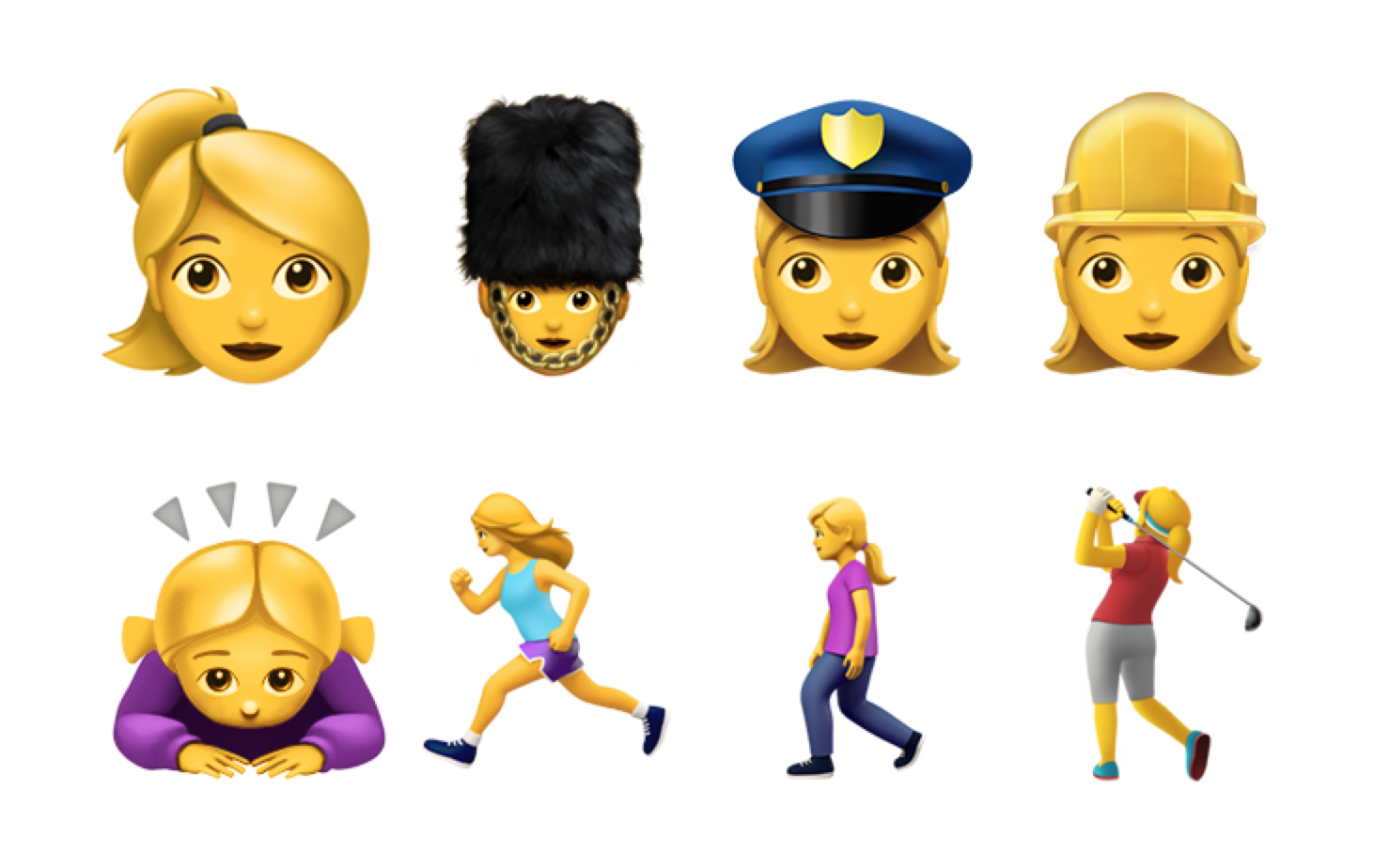 IOS 102 Emoji First Look Shrug Fingers Crossed Face Palm