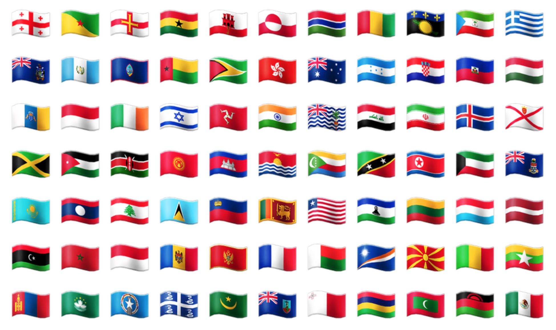 All Country Flags Emoji - photos and vectors