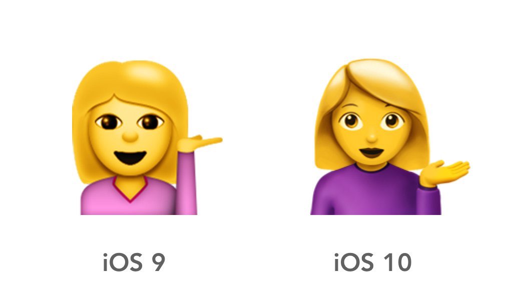 Apple's iOS10 update has ruined emoji.