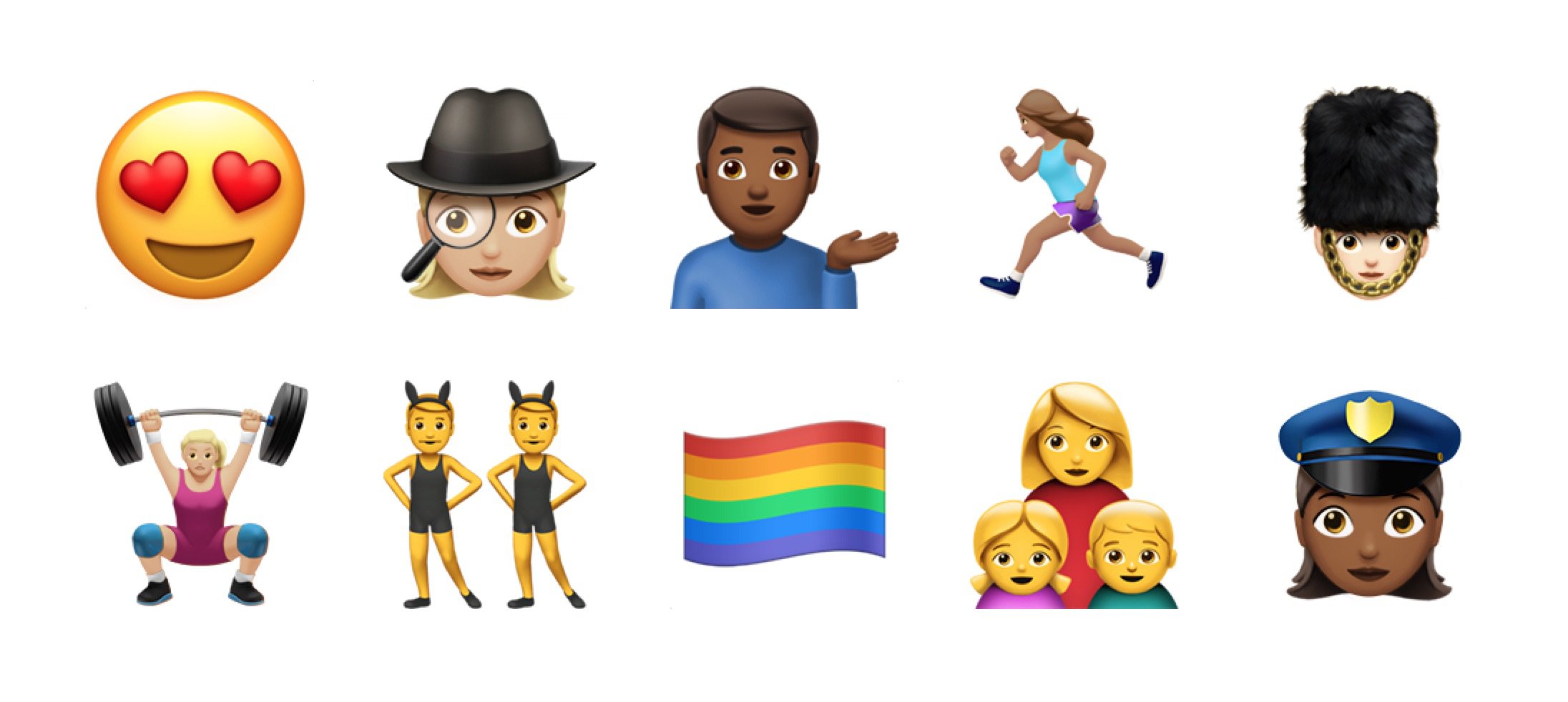 new ios 10.2 emojis