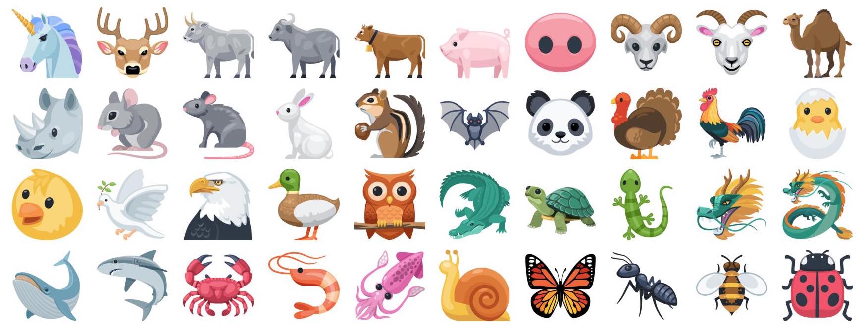 emoticons facebook animals