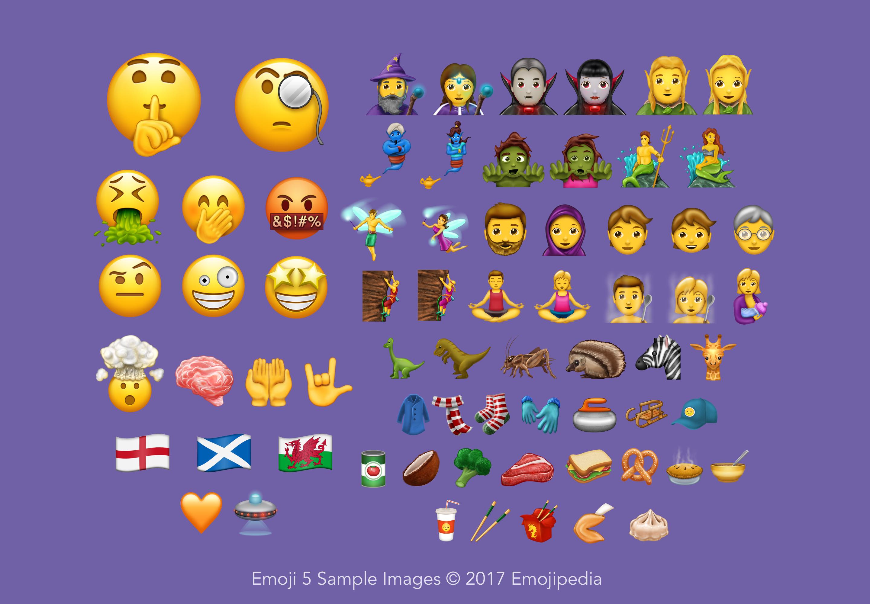 iphone 5 emoticons list