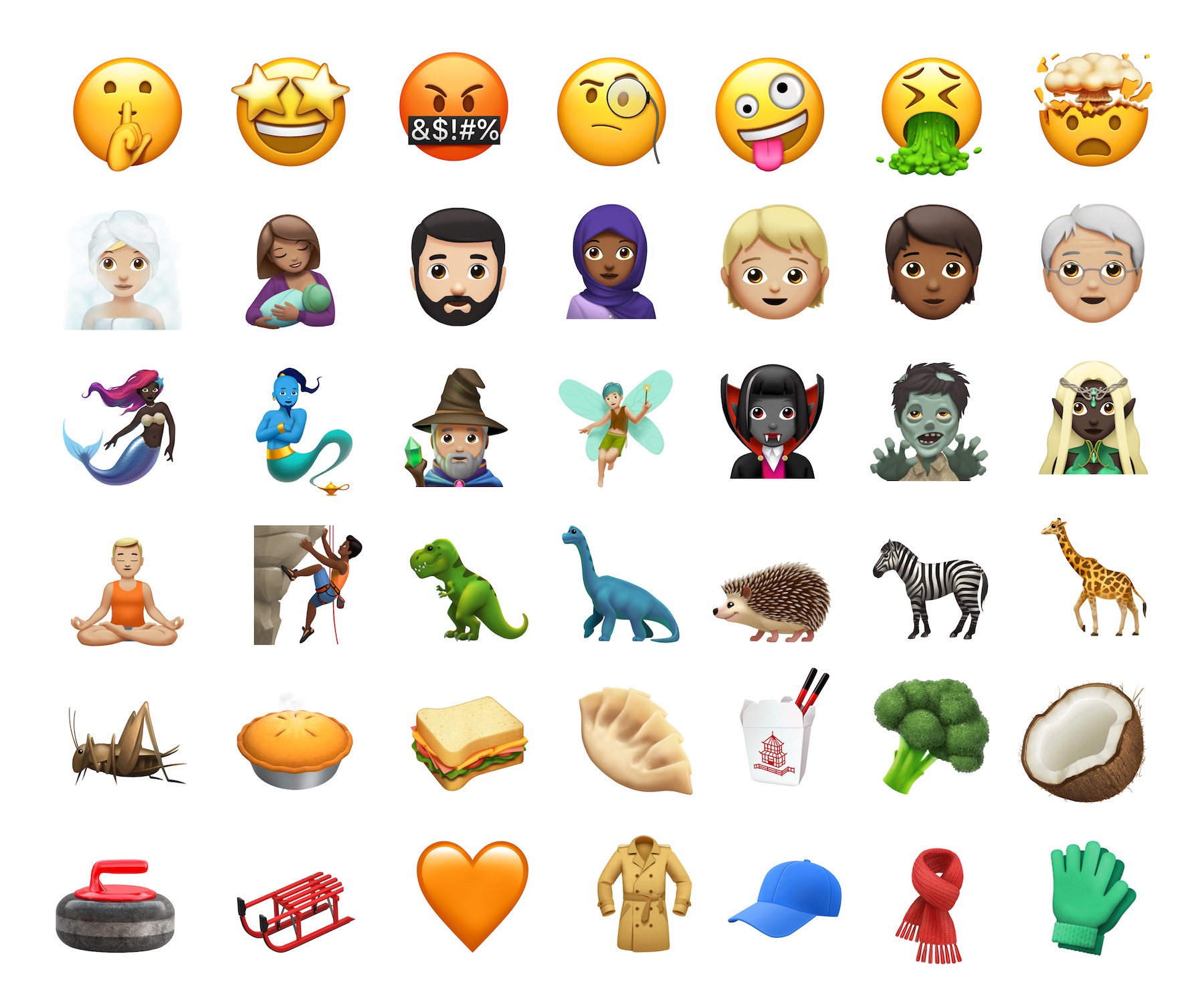 Apple reveals new emojis coming with iOS 11.1, including “I love you