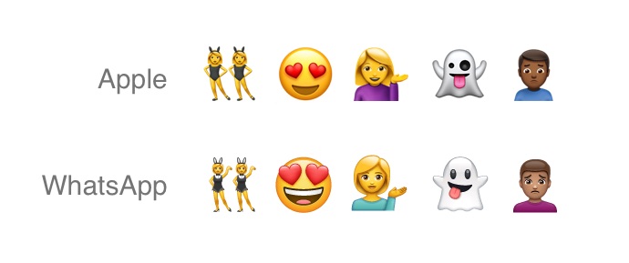 WhatsApp: Versão beta revela design próprio nos emojis 2