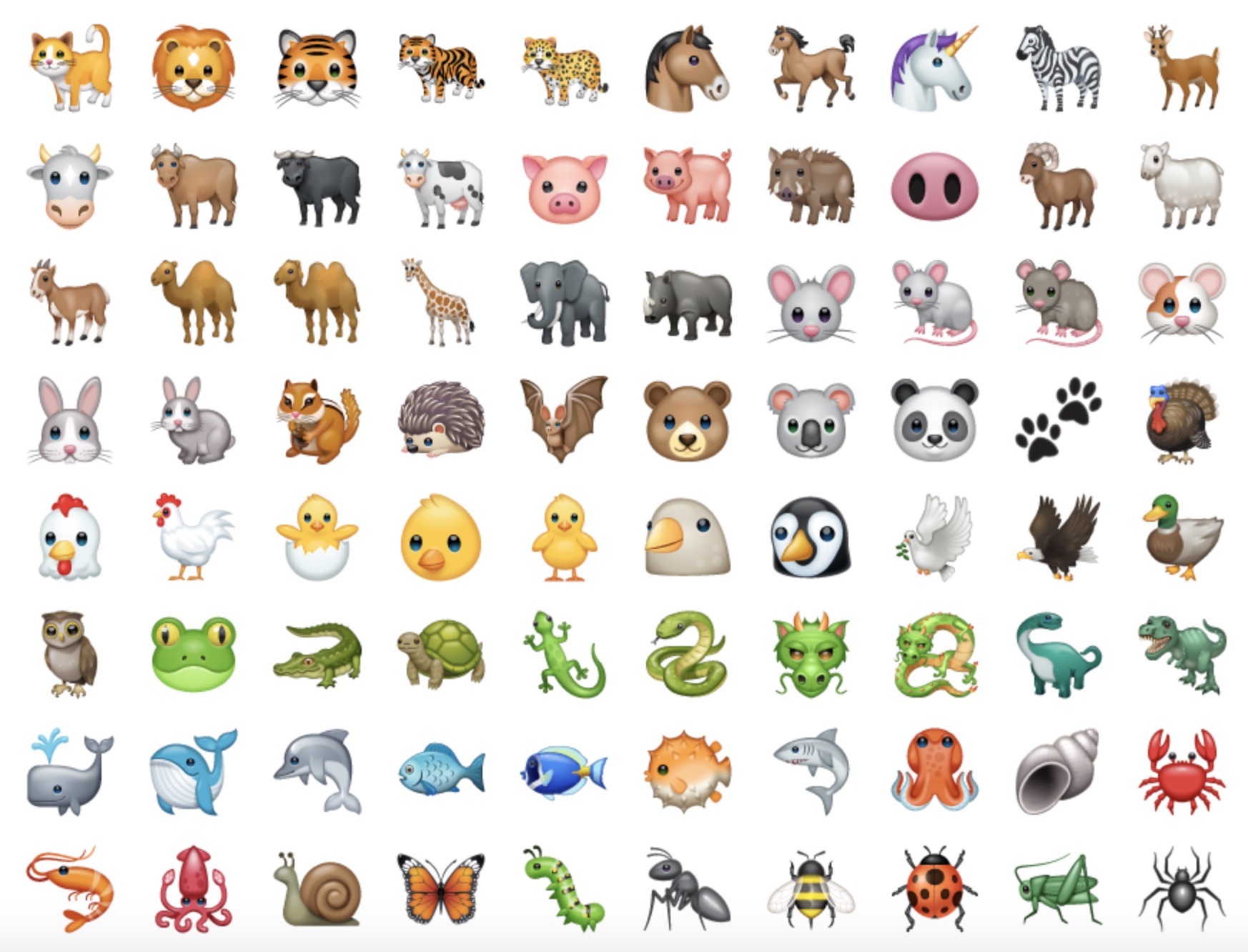 Animals emoji