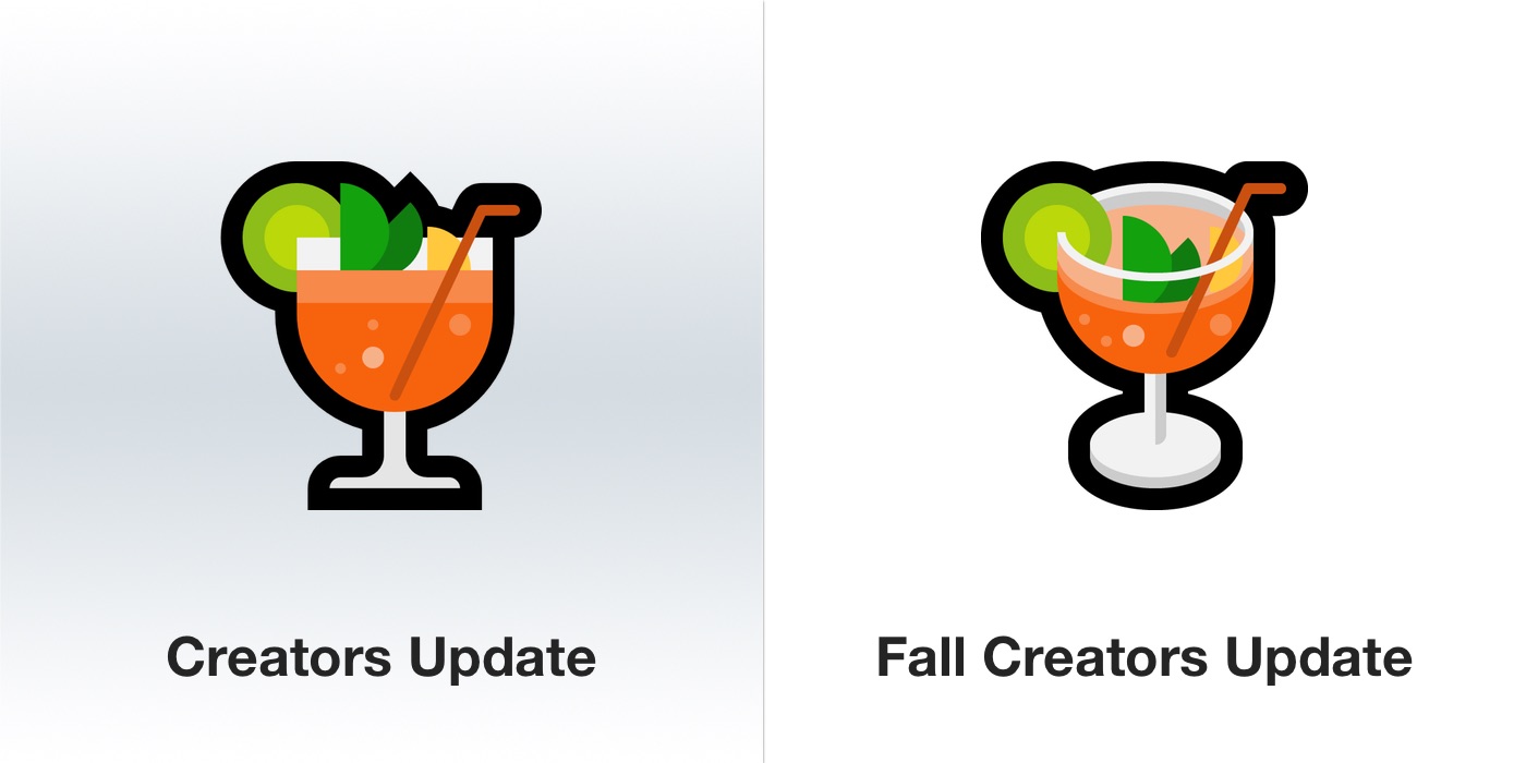 windows-10-fall-creators-update-cocktail-emoji-emojipedia