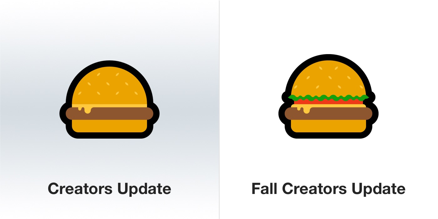 windows-10-fall-creators-update-hamburger-emoji-emojipedia