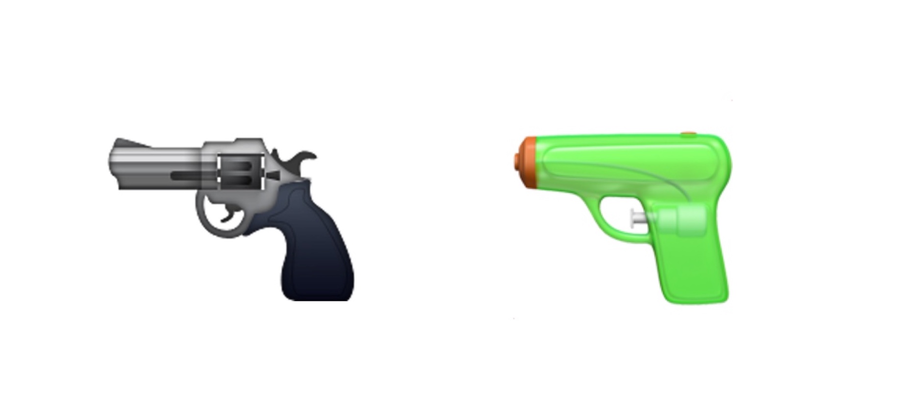 apple-gun-water-pistol-emoji-emojipedia