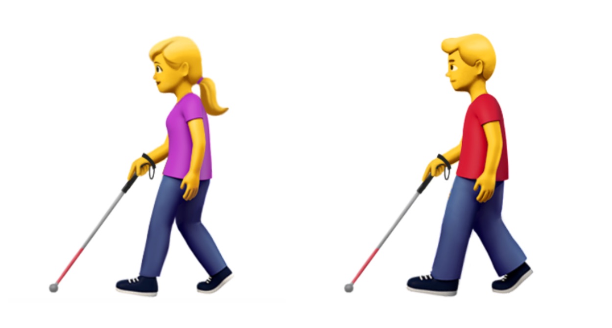 apple-person-with-white-cane-emoji-emoji