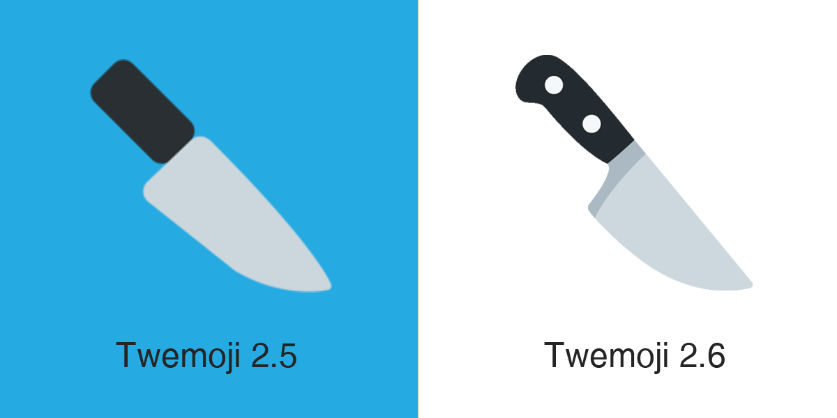 Emojipedia-Twemoji-2dot6-Kitchen-Knife-Emoji-Comparison-1