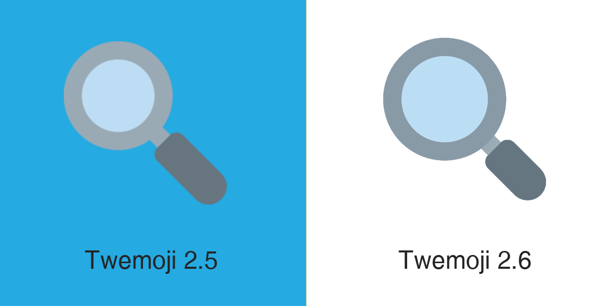 Emojipedia-Twemoji-2dot6-Magnifying-Glass-Tilted-Left-Emoji-Comparison-1