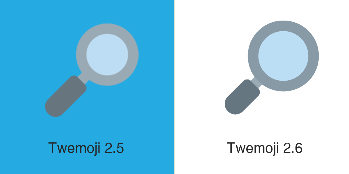 Emojipedia-Twemoji-2dot6-Magnifying-Glass-Tilted-Right-Emoji-Comparison-1