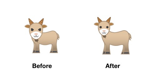 goat-emoji-android-p-before-after