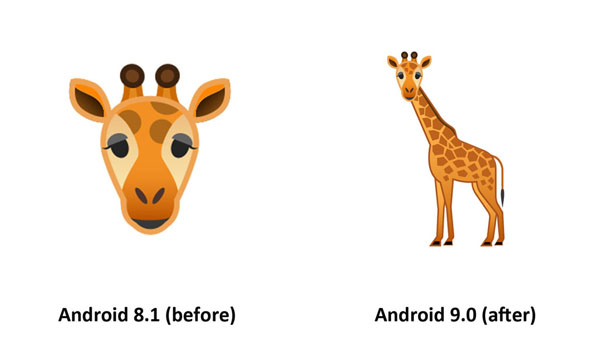 Emojipedia-Android-9.0-Changelog-Giraffe-Emoji-Comparison-3