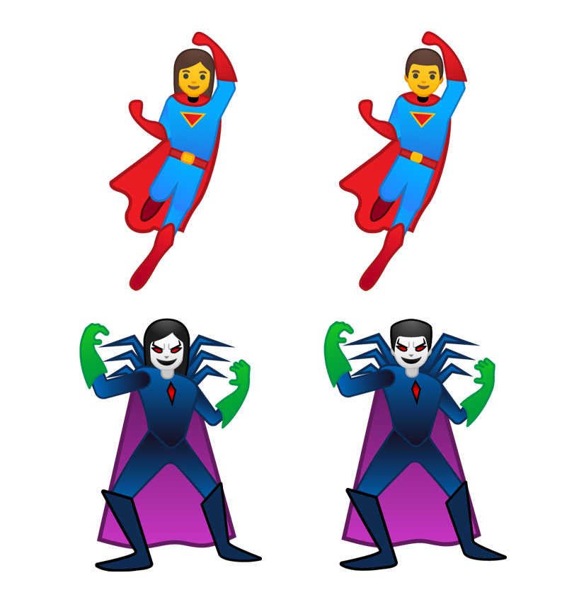 Emojipedia-Android-9.0-Emoji-11.0-Superheroes-Super-Villains