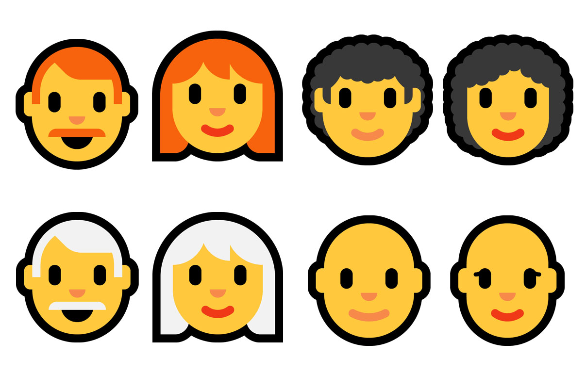 Windows 10 October 2018 Emoji Changelog