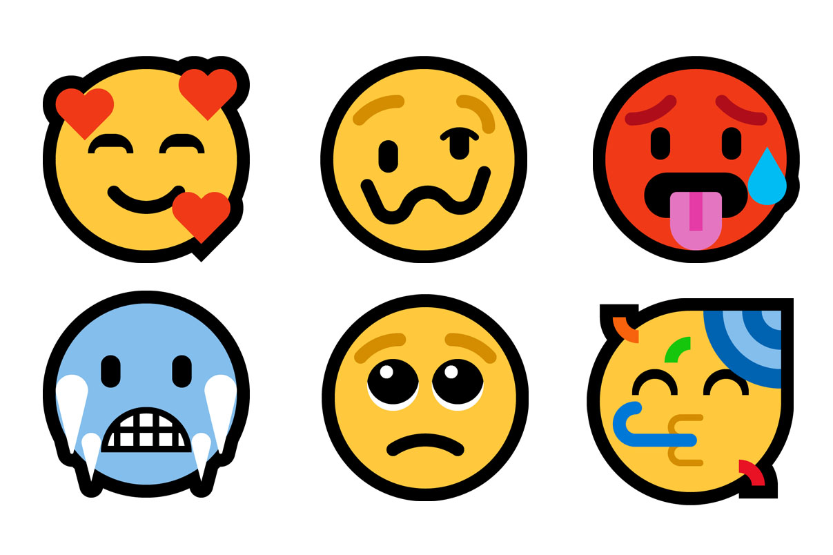 Windows 10 October 2018 Emoji Changelog