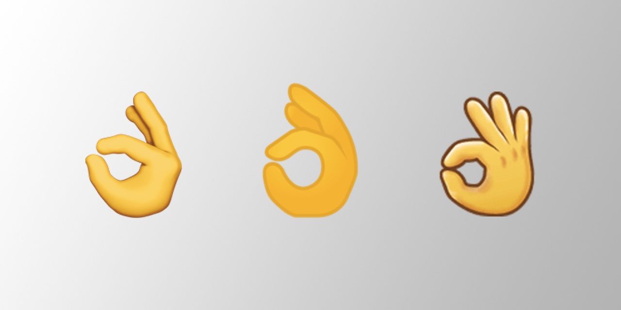 okay hand emoji