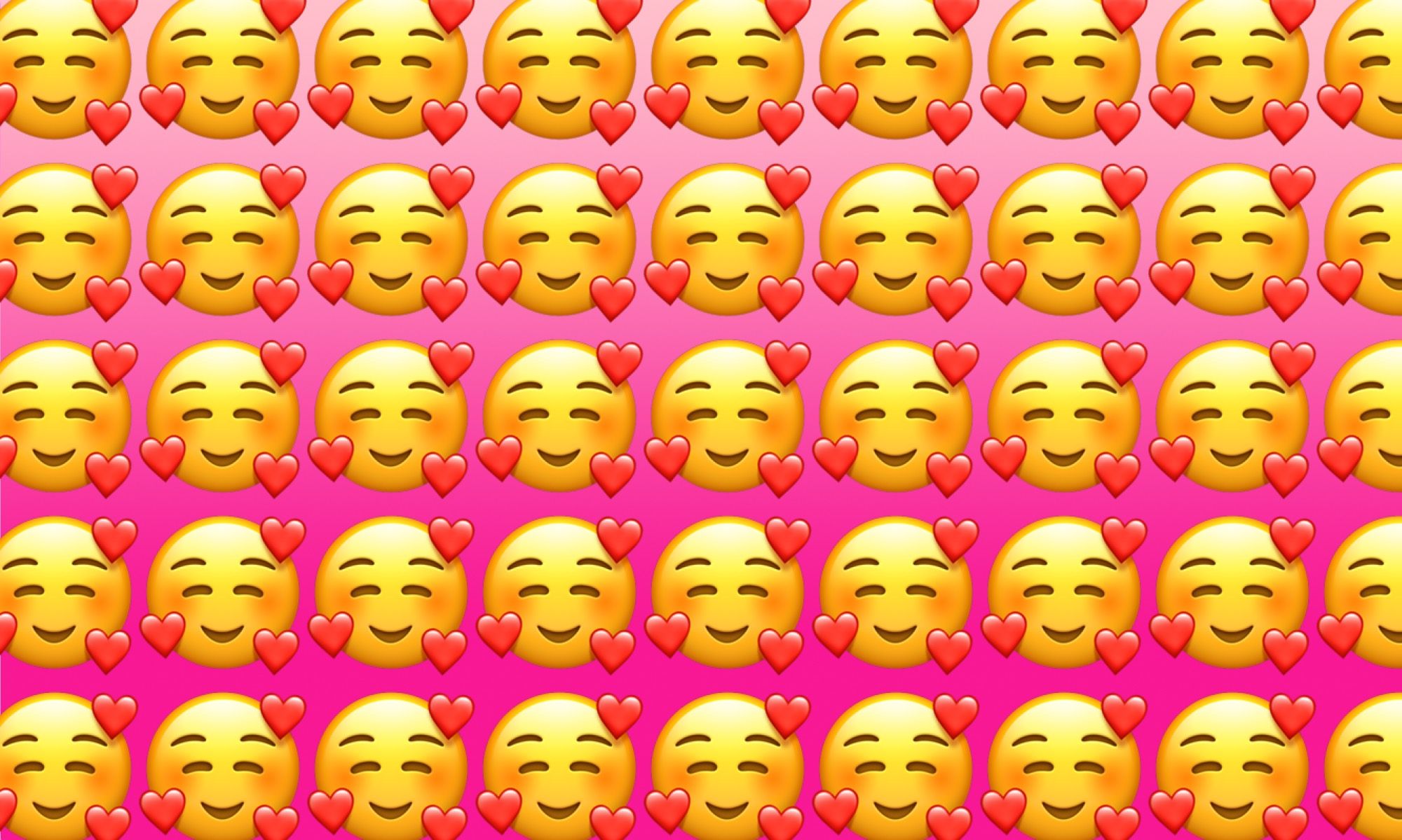 Man and woman making love emoji Emojiology Smiling Face With Hearts