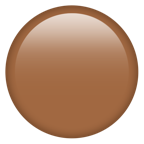 brown circle emojipedia