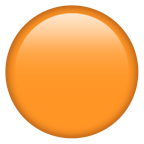 orange circle emojipedia