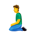 person kneeling emojipedia 1