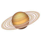 ringed planet emojipedia