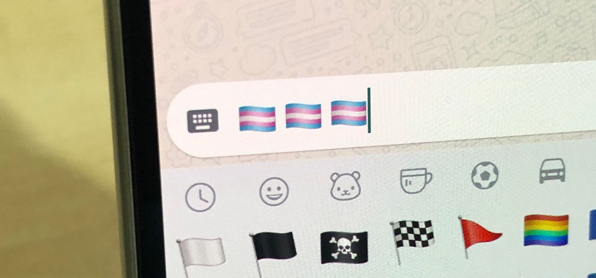 Transgender Pride Flag Emoji Hidden In Latest Whatsapp