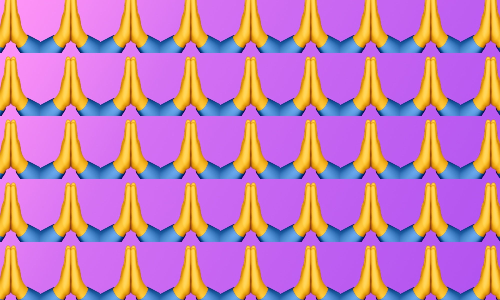 praying hands emoji on facebook