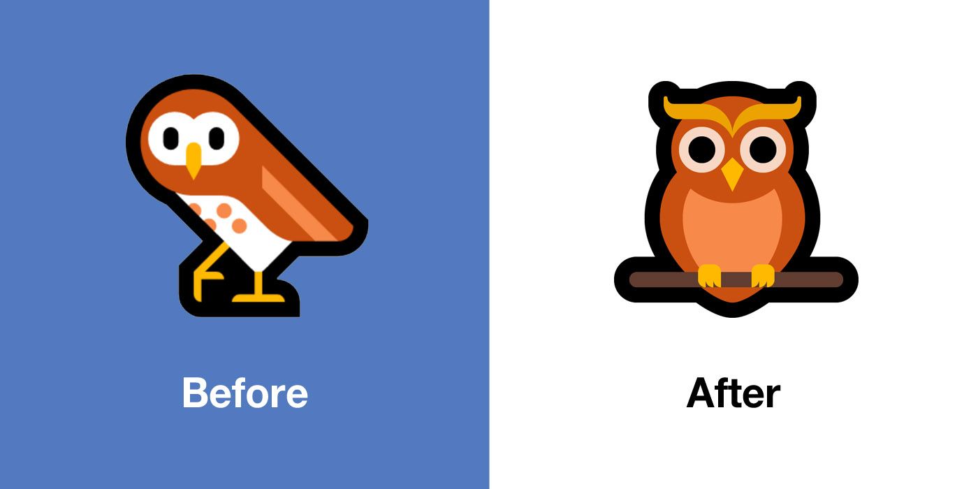 Emojipedia-Windows-10-May-2019-Emoji-Changelog-Comparison-Owl