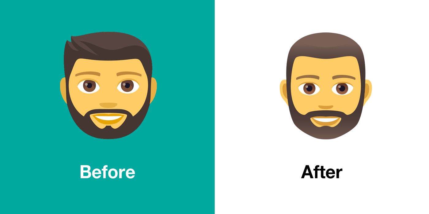 Emojipedia-JoyPixels-5.0-Emoji-Changelog-Bearded-Man-Comparison