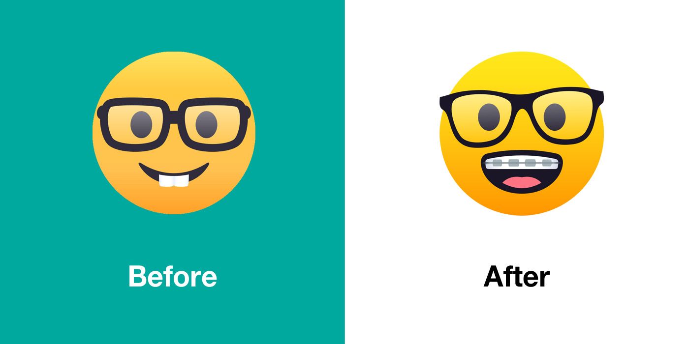 Emojipedia-JoyPixels-5.0-Emoji-Changelog-Nerd-Face-Comparison