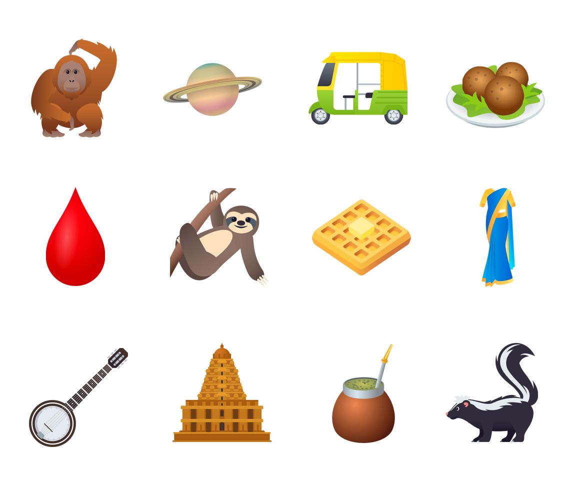 Emojipedia-JoyPixels-5.0-Emoji-Changelog-Selection-Emoji-12-Animals-Food-Objects-Selection