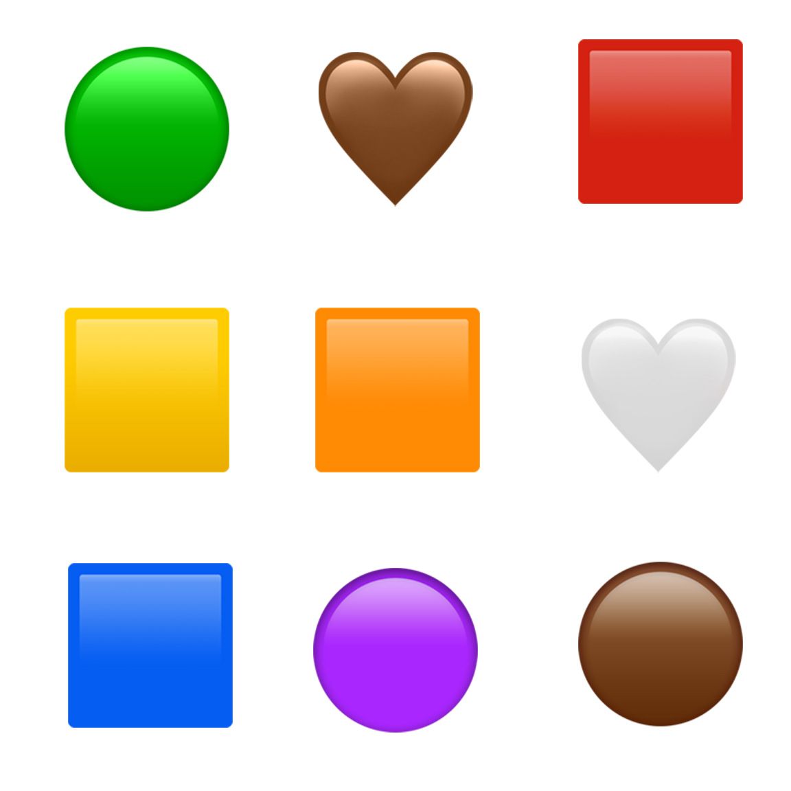 Emojipedia-Apple-iOS-13.2-Emoji-Changelog-Color-Shapes