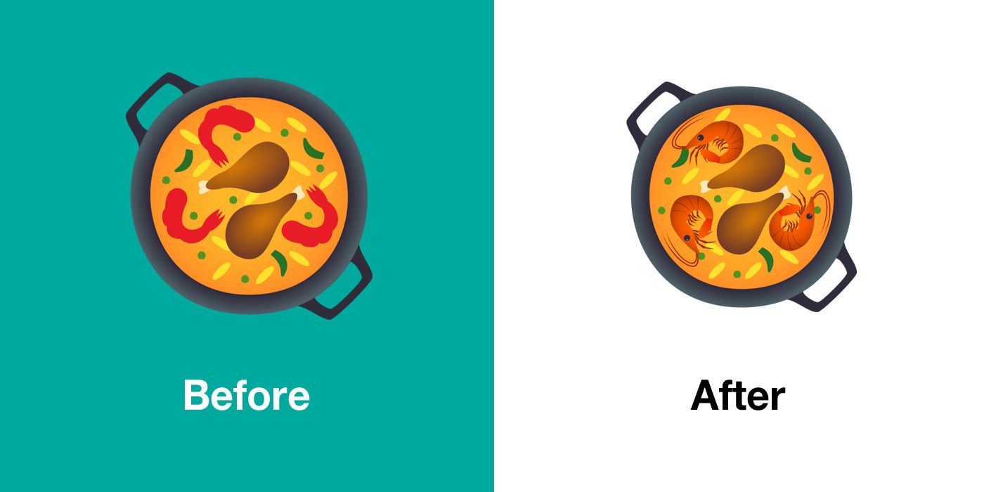 Emojipedia-JoyPixels-5.5-Comparison-Shallow-Pot-Of-Food