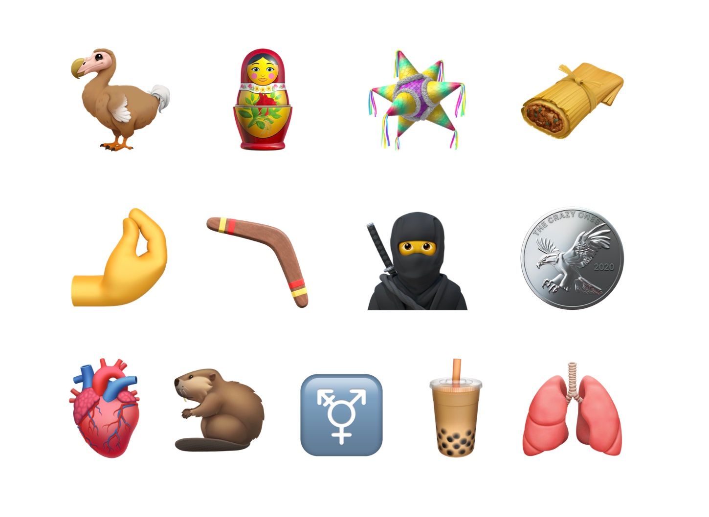 new emojis 2020 iphone ios 14