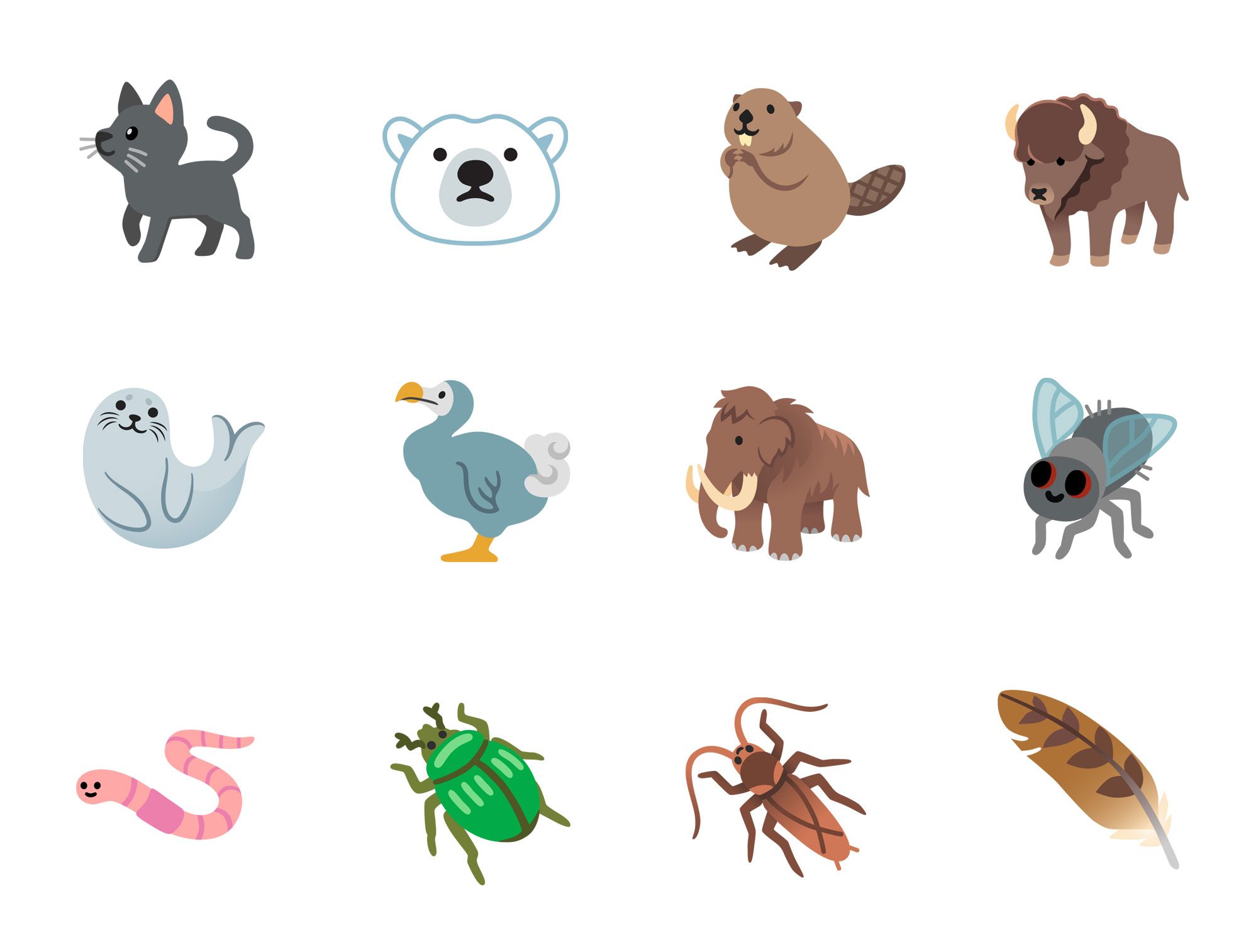 Total 86+ imagen animales emojis - Viaterra.mx