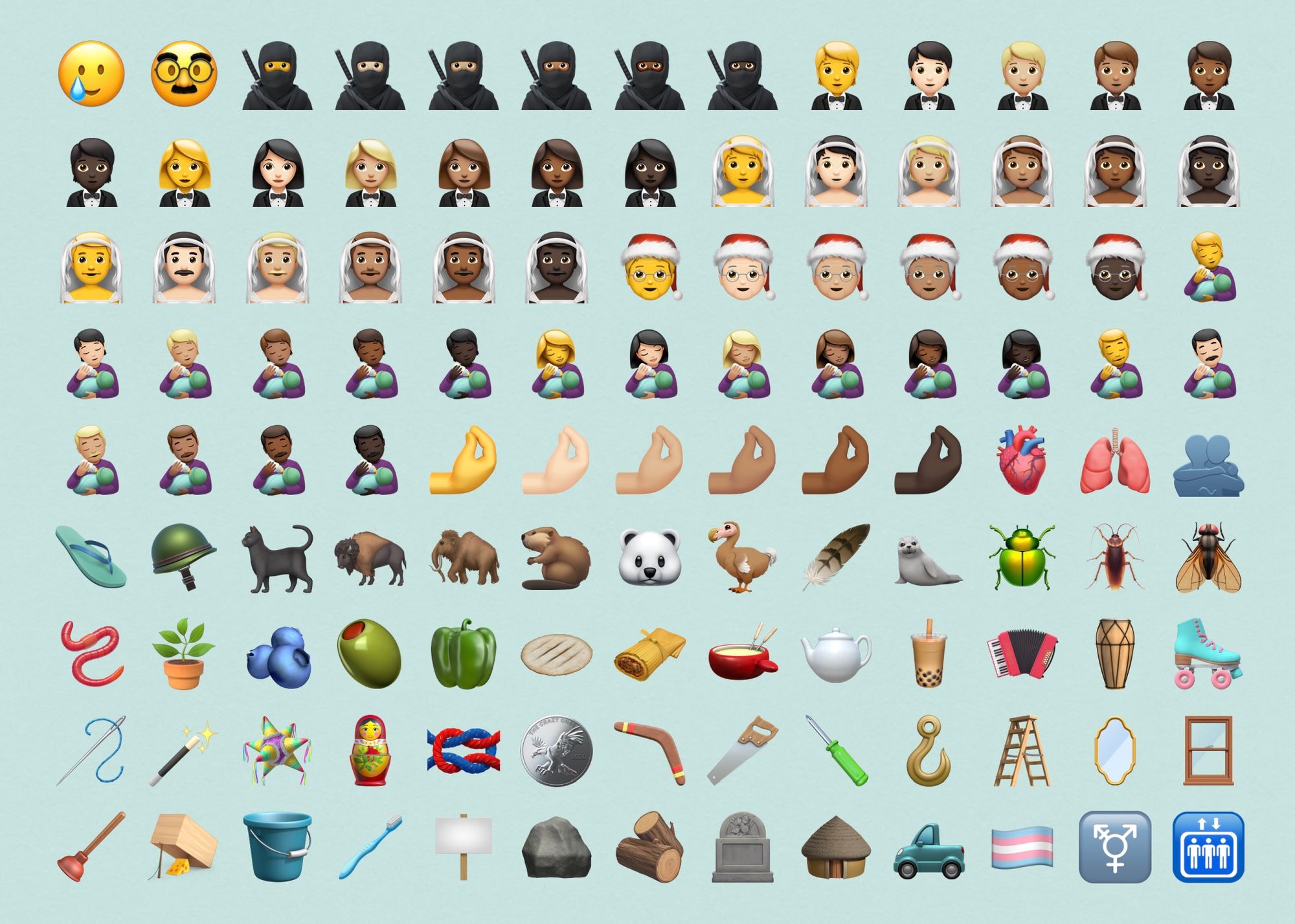 all new emojis ios 14.2