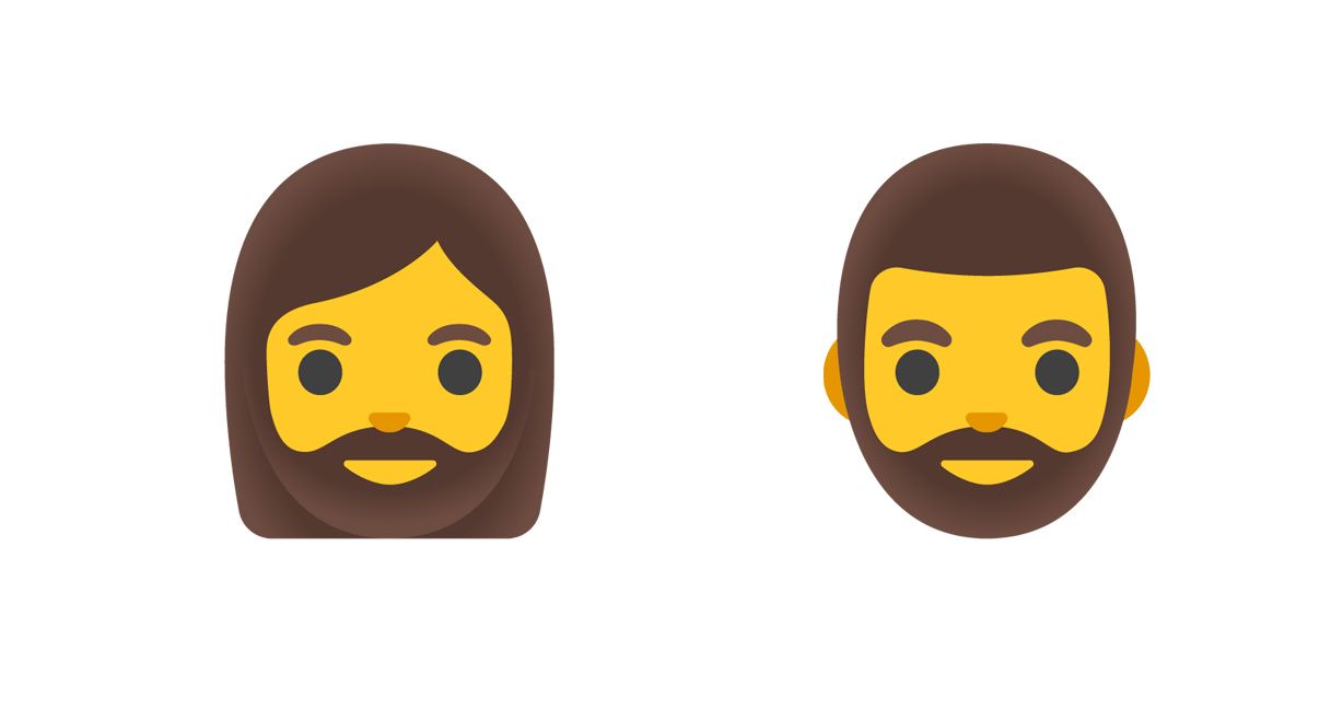 Emojipedia-Google-December-2020-Pixel-Feature-Drop-New-Man-Woman-Beard-Emojis