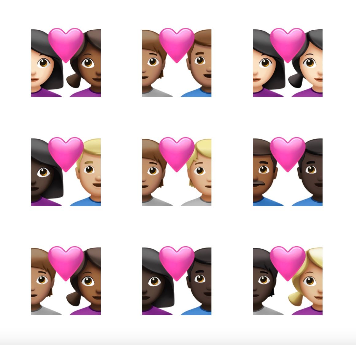 iOS 14.5 Emoji Changelog